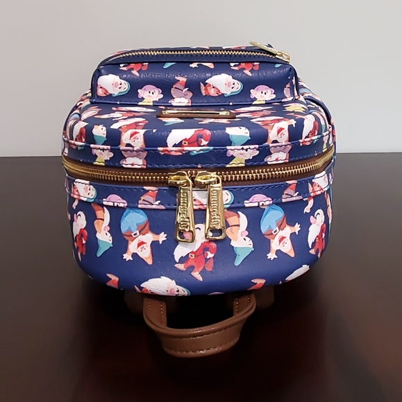 Loungefly Snow White and the Seven Dwarfs All Over Print (AOP) Mini Backpack main image 7